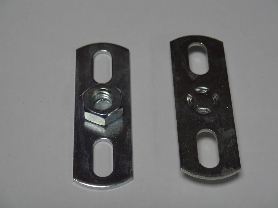 MARKENLOS 10 pieces mounting plates M8 galvanized