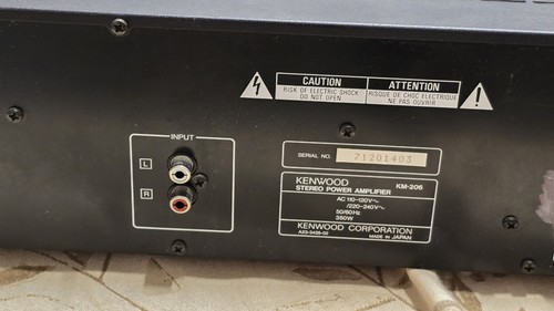 Kenwood KM-206 Stereo Power Amplifier - Picture 8 of 10