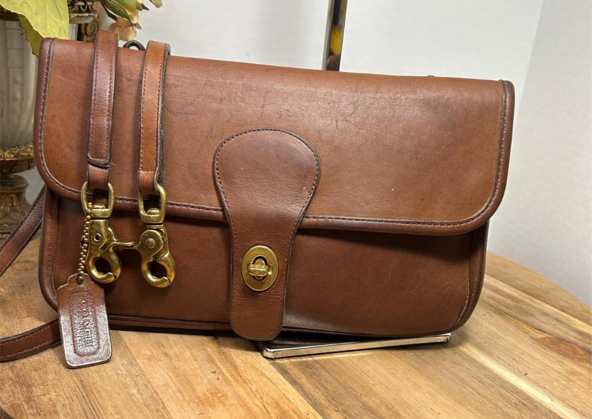 バッグ vintage coach old mini Boston brown Mint Condition-vintage Coach Mini Ergo 9020 in Brown - Etsy