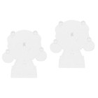 2pcs DIY -Handwerk Ferrrisraddekoration Zartes Acryl -Riesenradkunsthandwerk