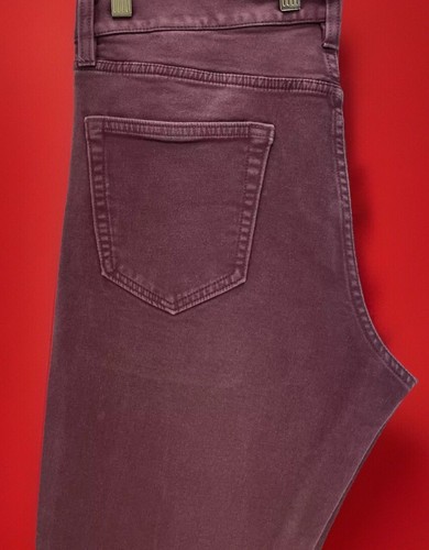 Banana Republic Men Jeans Slim Traveler Dark Red 54023 Slim Fit Size 34X32 - Picture 8 of 11