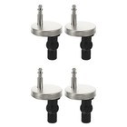 2 PCS Universal Toilet Seat Hinges Quick-release Fixing Extra Heavy Duty