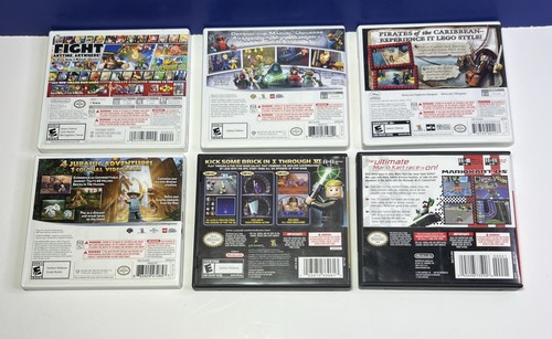 Mixed Lot of 6 Nintendo 3DS & DS Game Cases Only - NO GAMES - 4 of 6 Have Manual - Picture 2 of 5