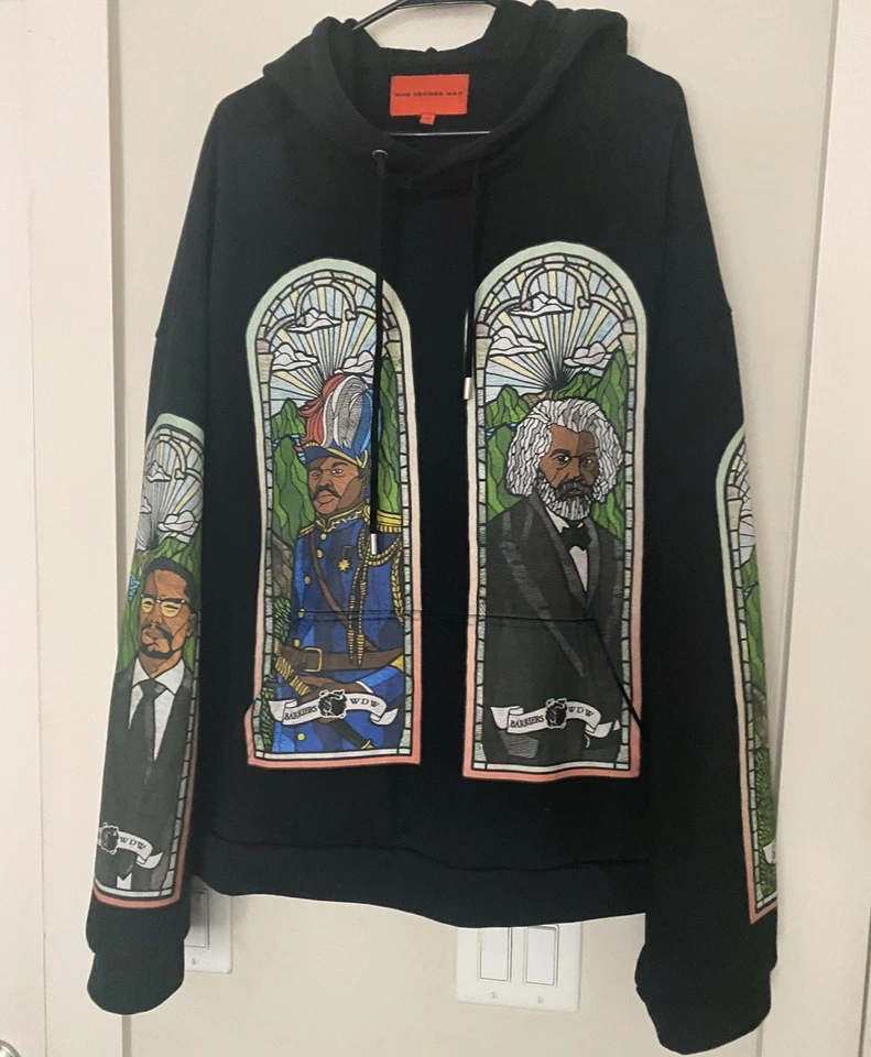 Sudadera con capucha Who Decides War X Barriers 2XL ligeramente usada Foto 2 de 4