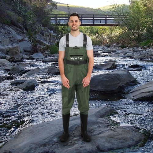 Adjustable Waterproof Waders for Fishing & Hunting - Sizes 6 to 14 Available - Picture 8 of 9