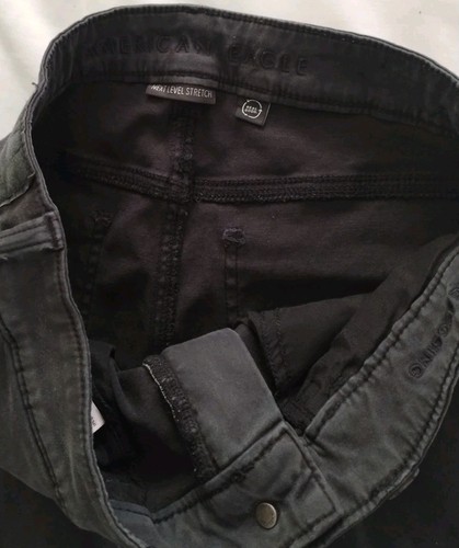 PANTALONES JEGGING MUJER AEO AMERICAN EAGLE GRIS HI RISE NEXT LEVEL ELÁSTICOS 6 X LARGOS - Imagen 7 de 14