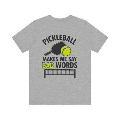 Paddle & Proper Pickleball T-Shirt Mens Bad Words Sports - Picture 32 of 33