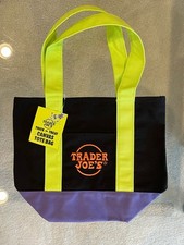 Trader Joe's Halloween Mini Tote Bag - Multi Color Limited Edition NEW w/ TAG 
