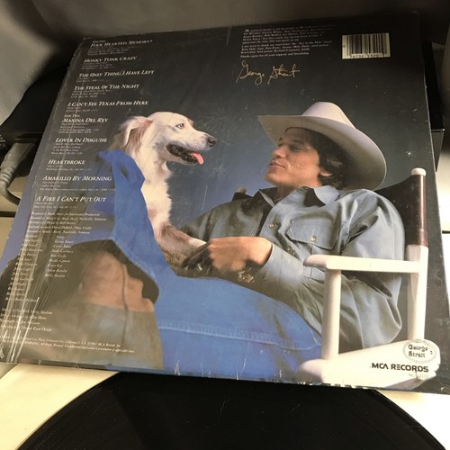 Strait From The Heart George Strait LP Vinyl Records MCA-5320 MCA Records - Foto 5 di 5