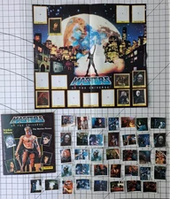 MASTER OF THE UNIVERSE MOTU 1987 PANINI MOVIE STICKER ALBUM BOOK STICKERS BIN23