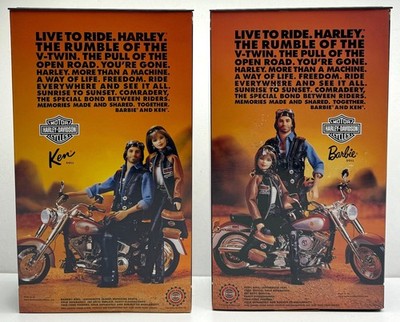 Harley Davidson BARBIE & KEN Doll Collectors Edition MOTORCYCLE