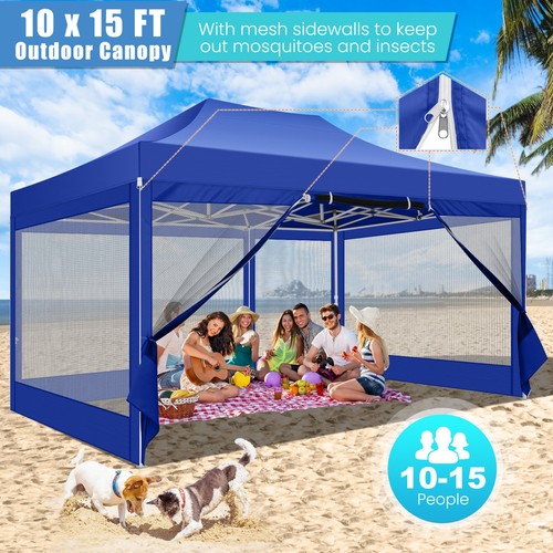 Pop up Canopy 10x10/10x30 Heavy Duty Instant Screen Tent with Mosquito Netting - Picture 100 of 224