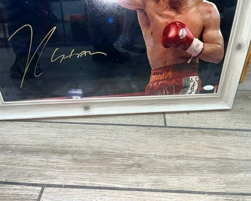 JULIO CESAR CHAVEZ Signed 16 x 20 Boxing Photo Framed JSA Witness COA WIT985527 - Picture 6 of 8