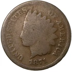 1871 Indian Head Cent 1c Good GD G+ Better Date