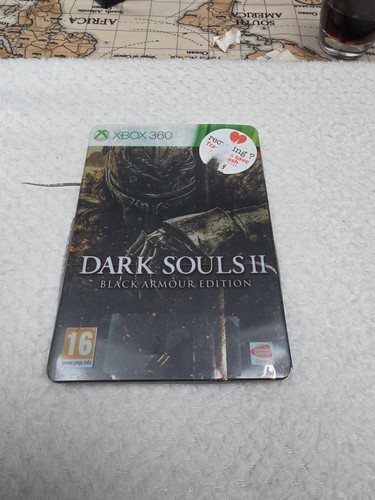 Dark Souls II / 2 Black Armour Edition Steelbook Xbox 360 Juego 2 Disco - Imagen 1 de 7