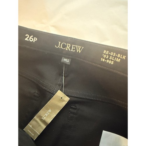 J.Crew Petite Slim Jeans Schwarz Neu mit Etikett Größe 26P - Bild 8 von 8