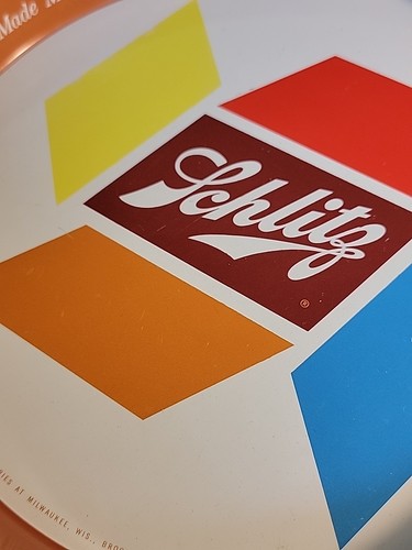 Beautiful Vintage 1955 Schlitz 12" Inch Beer Tray, Nice Classic Piece In VGC! - Picture 19 of 22