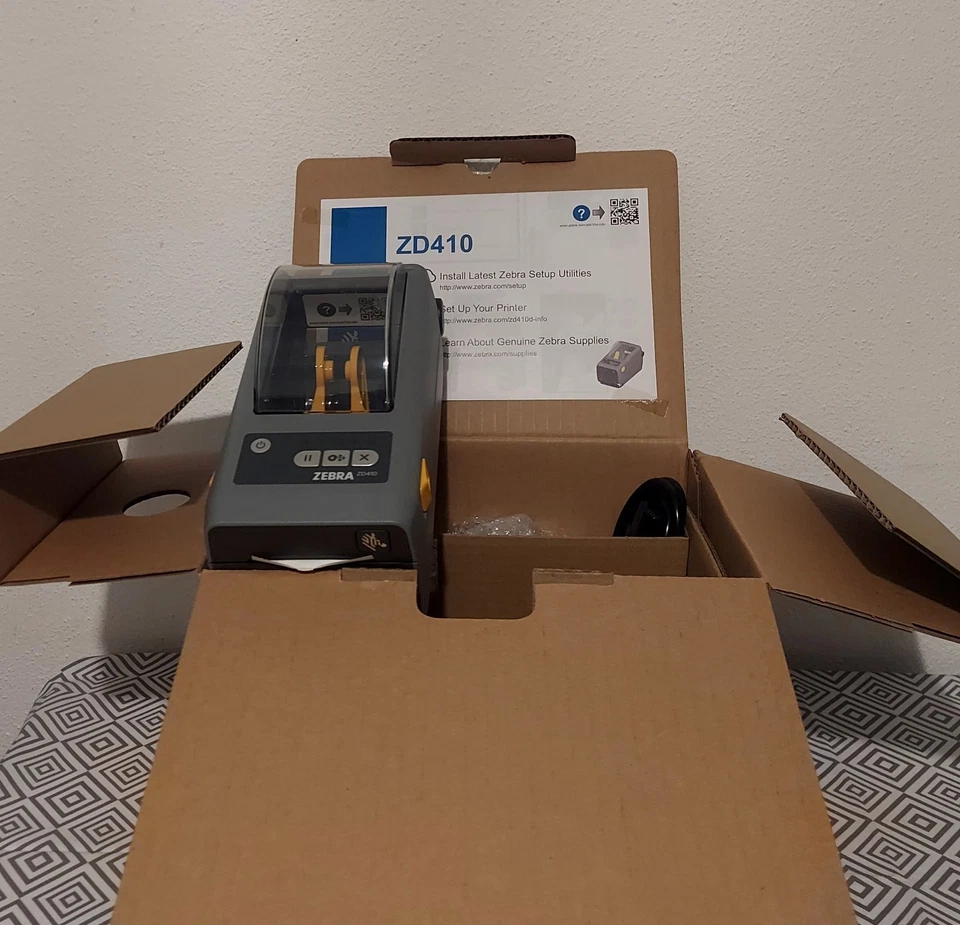 STAMPANTIE TERMICA ZEBRA ZD410 Usb E Rete - Immagine 2 di 4