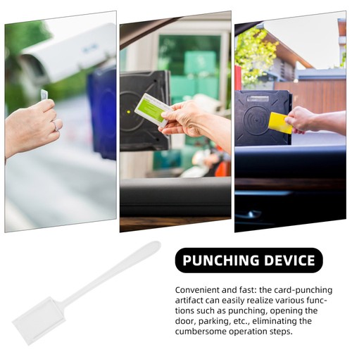 Tarjeta de estacionamiento deslizante de peajes con soporte de permiso de automóvil para accesorios de automóviles - Imagen 6 de 12