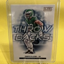 2025 Panini Score - Throwbacks Insert Cooper DeJean #17