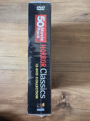 Horror Classics DVD Collection 50 Movie Pack 12 Disc Box Set Halloween - Picture 3 of 5
