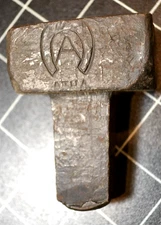 ATHA - 1/4" - BLACKSMITH BOTTOM SWAGE - NEW OLD STOCK
