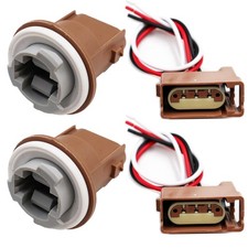 2PCS Tail Lights Socket Connector Kit Compatible with Polaris Sportsman 400,