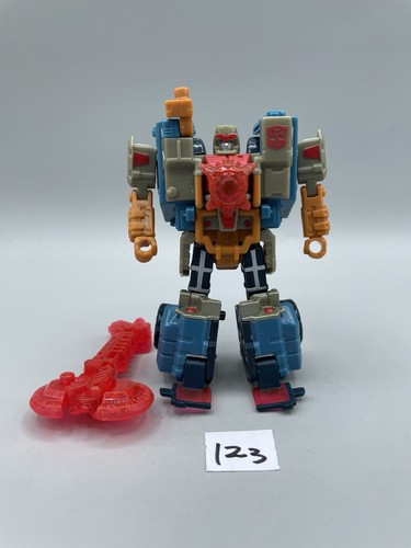 Hasbro Transformers Energon Blue Strongarm Scout Class Complete - Picture 1 of 9