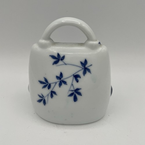 Vintage Delft Porcelain Windmill Blue & White Bell - Made In Germany - Imagen 13 de 13