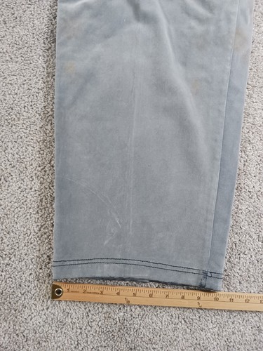 Veezo Jeans 2XL Mens Jacket Pants 42 Gray Cotton Sueded Button Up Collared - Picture 14 of 23