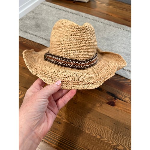 UGG Packable Straw Hat Size M/L - Picture 3 of 6