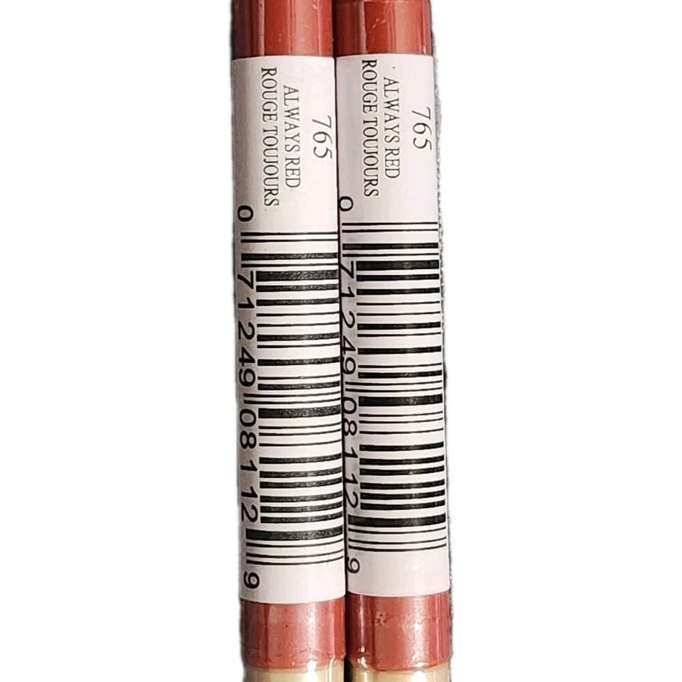 Loreal Color Anti-Feathering Lip Liner Sealed 765 Always Red Rouge Toujours (2) - Image 2 of 2