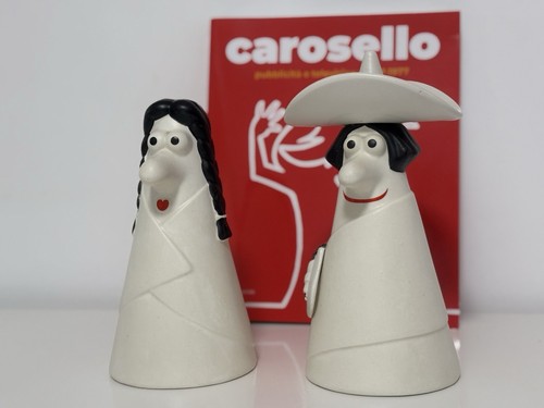 🟢 ORIGINALI Carmencita e Caballero Armando Testa 100 anni Lavazza Paulista - Picture 3 of 12