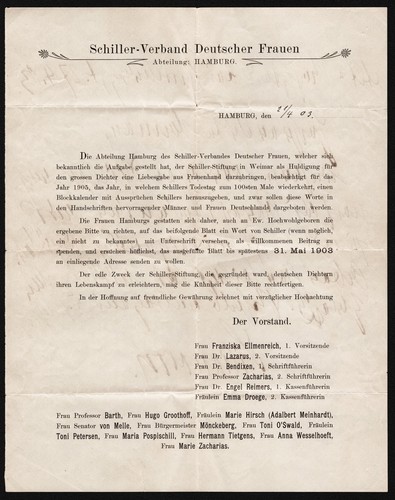 Josef Lewinsky Schauspieler Wien Autograph Handschrift Schiller Zitat 1903 - Bild 2 von 2