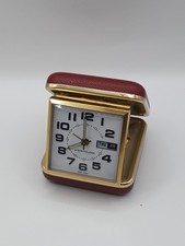 Westclox Vintage Travel Alarm Clock Collectable Made In Hong Kong
