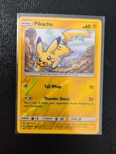 Pikachu 40/147 Sm-Burning Shadows Reverse Holo FLAWLESS Pokemon Card MINT
