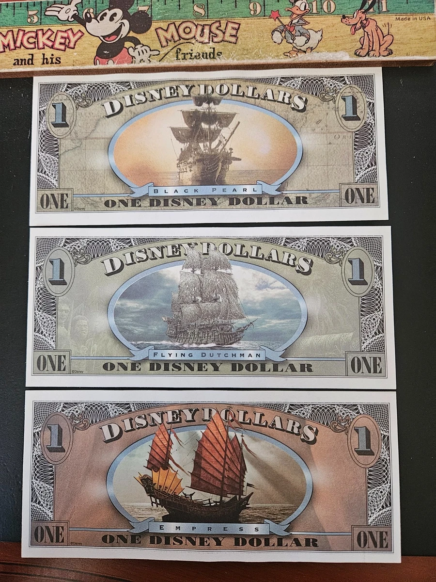 【希少】 Disney Dollar パイレーツ・オブ・カリビアン 1ドル札 Pirates of the Caribbean Disney Dollars (1968-Now) for sale | eBay