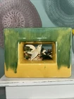 Vtg McCoy Nesting Bird In A Box Double Planter MCM