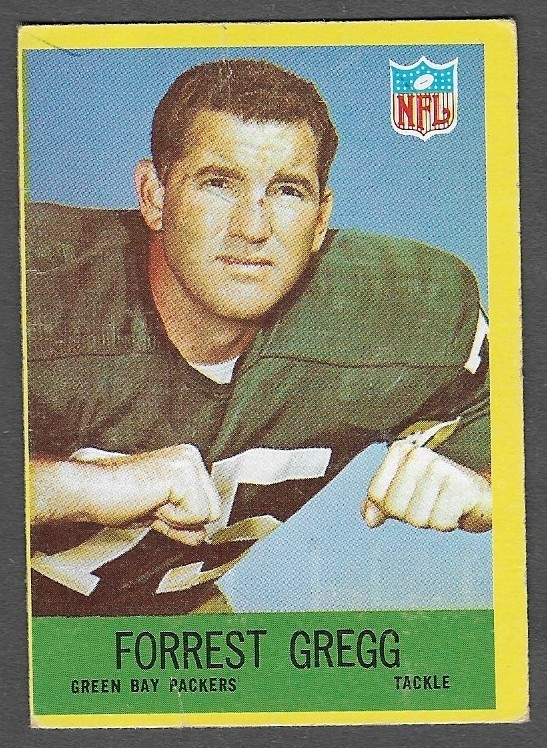1967 Philadelphia #77 Forrest Gregg (HOF) (VG) Green Bay Packers