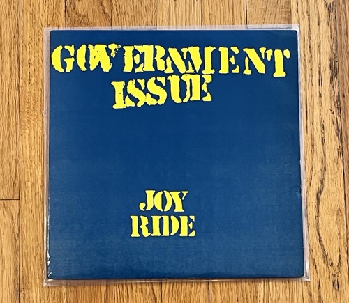 Regierungsausgabe Joy Ride LP Jungbrunnen 1984 Kleine Bedrohung Bad Brains DCHC