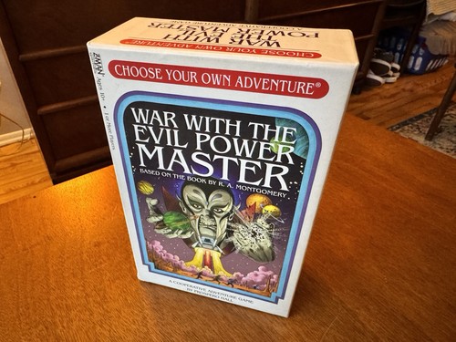 War with The Evil Power Master Board Game Choose Your Own Adventure Z-Man Games - Picture 8 of 8