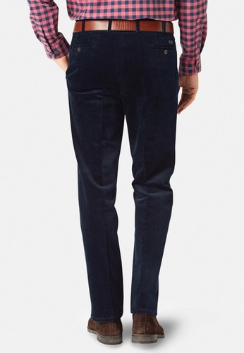 Cutter & Buck Corduroy Trousers Men's Regular-Fit Navy - W36/L32 - Picture 8 of 8