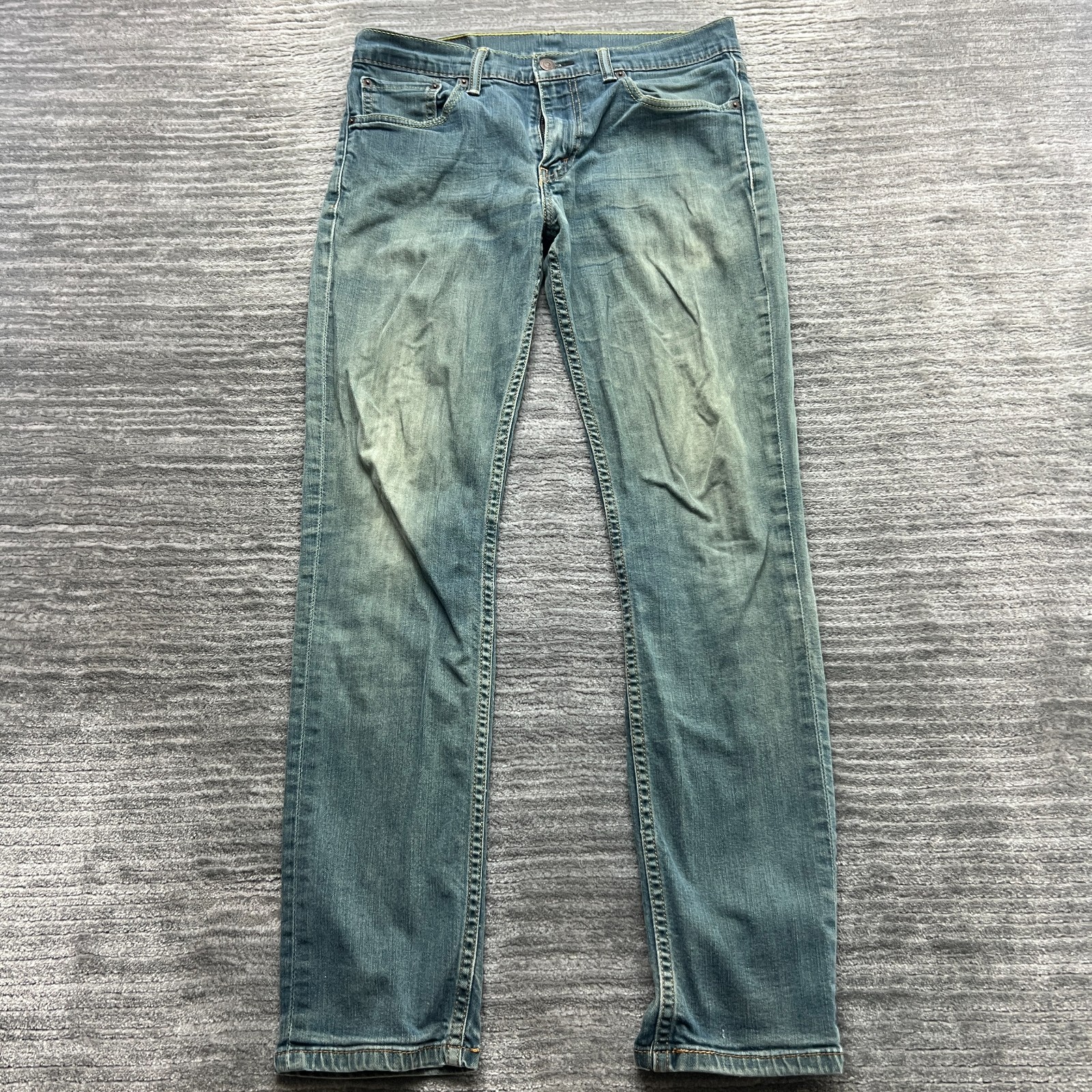Levi's 511 Jeans Size 32x32 Mens Slim Straight Mid Rise Medium Wash Blue Denim