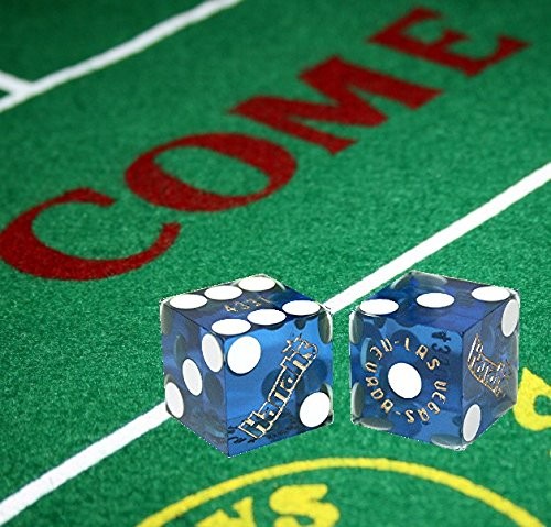 Authentic Las Vegas, Lake Tahoe, Reno, Nevada Casino Table-Played Craps Dice ... - Picture 3 of 3