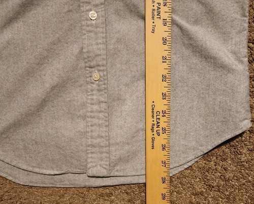 Ralph Lauren Chambray Oxford Men's Flesh Pony S/S Blue Shirt Size S Slim Fit - Imagen 5 de 7