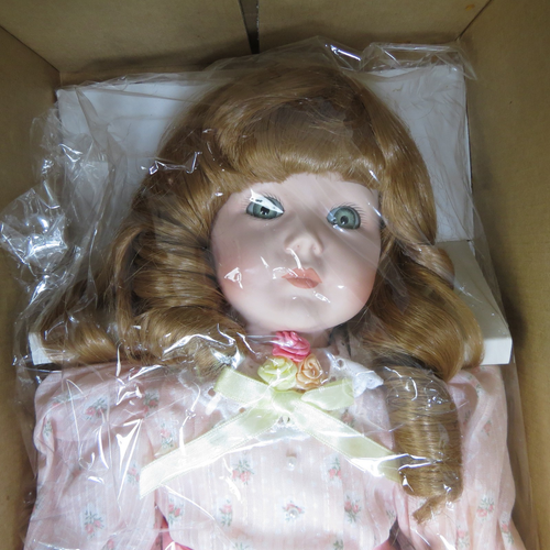 Muñeca de porcelana musical Betty Jane Carter niña irlandesa en caja original Cynthia - Imagen 2 de 15