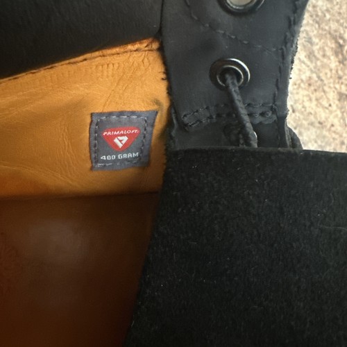 Timberland Premium 6 pollici stivali da uomo 9,5 M nero nabuk impermeabili 10073 belli! - Foto 9 di 22