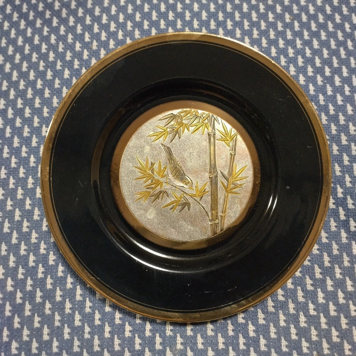 【新品】24K The art of Chokin☆希少▶鬼瓦茶托 5客 年譜付 Art of 乔金在收藏日本碗盘1900-现在| eBay