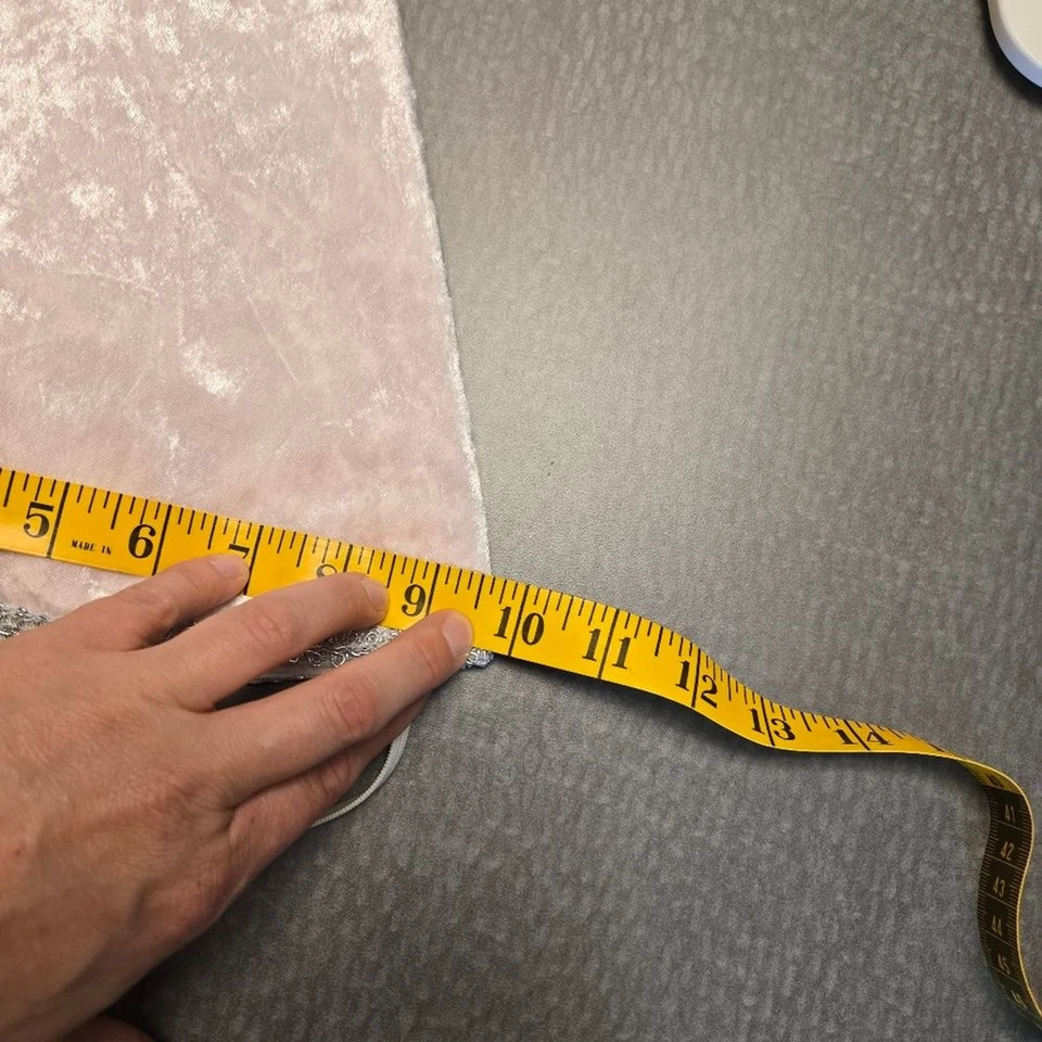 Royal Princess Cap and Veil Light Pink Silver Trim Sheer Train - Image 4 of 4