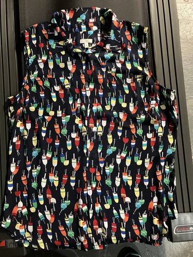 Talbots Shirt & Skirt Matching set With Buoys Nautical Pattern, Size 12 & L - Picture 2 of 5